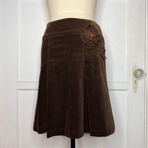 Forever 21 brown corduroy skirt